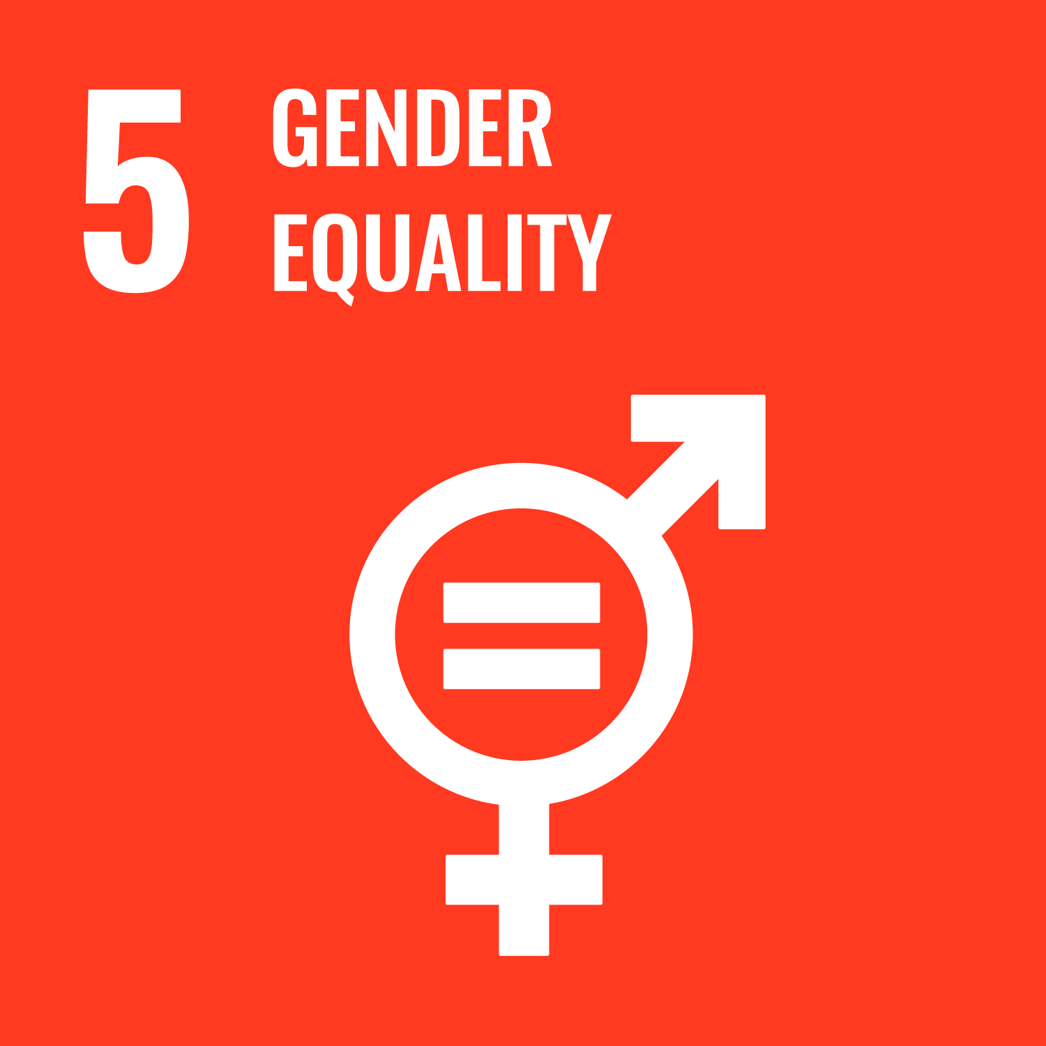 Number 5 Gender equality