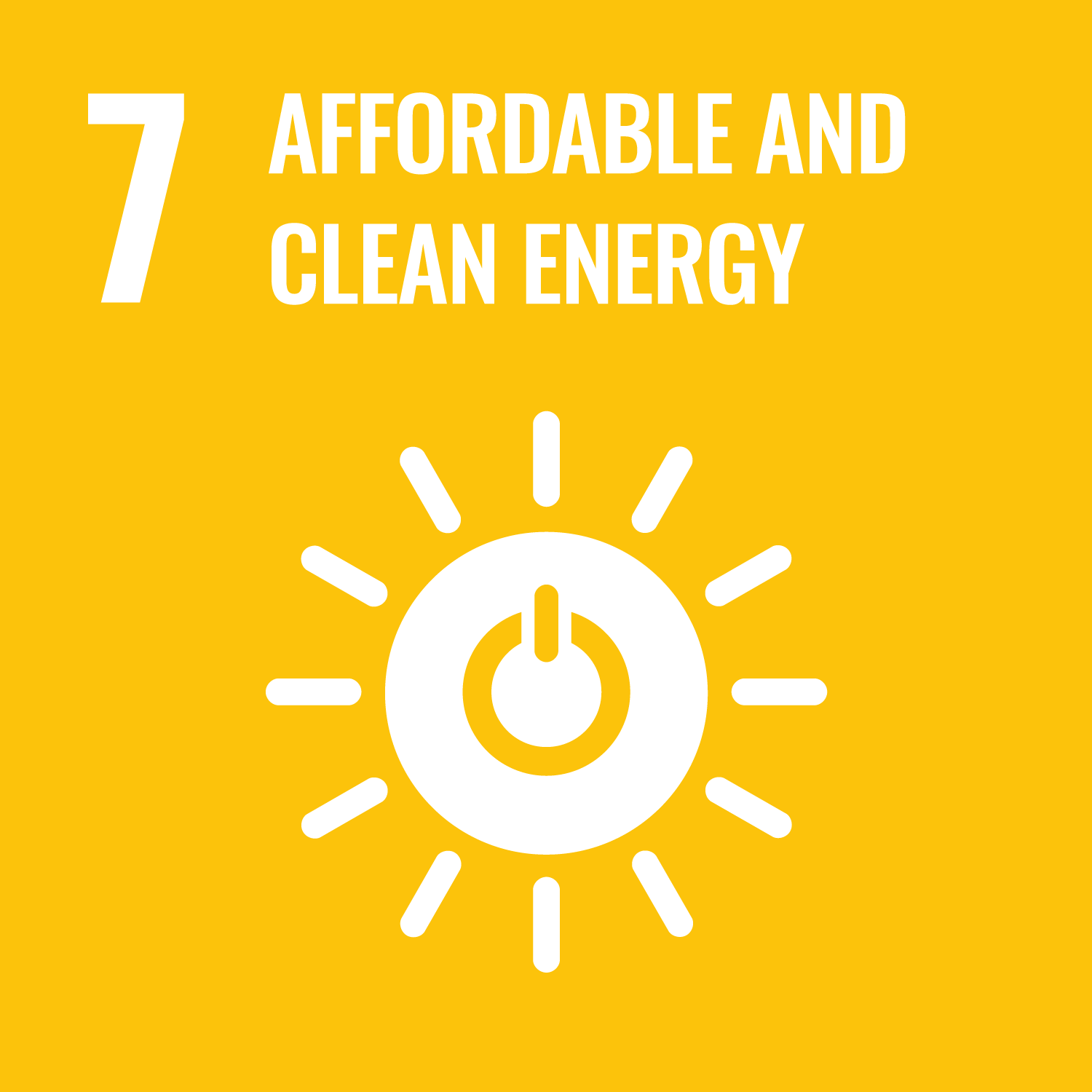 number 7 affordable and clean energy