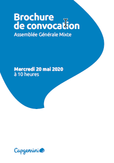 Brochure de convocation